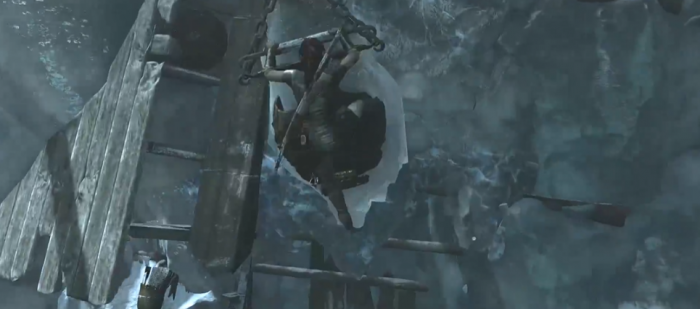 古墓丽影崛起爬冰墙怎么过2