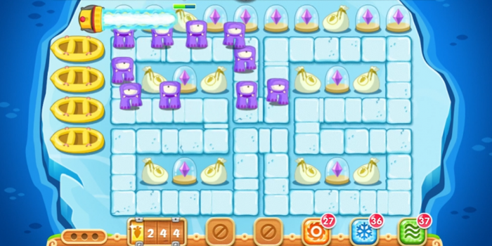 保卫萝卜2第114关怎么过1