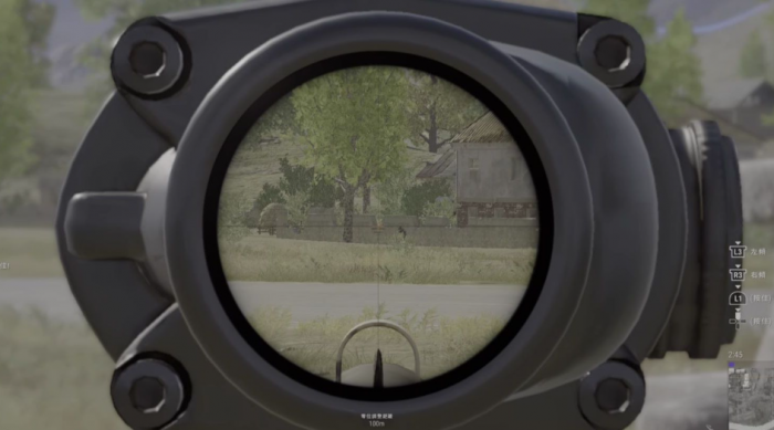 绝地求生4倍镜哪里是中心点1