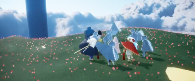 光遇八个人举蝴蝶怎么开启1