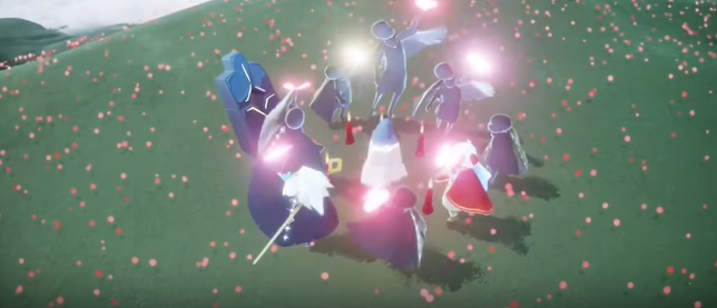 光遇八个人举蝴蝶怎么开启2