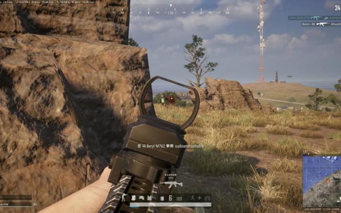 绝地求生为什么开镜打人1