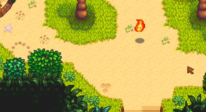 星露谷物语姜岛北部核桃如何收集1