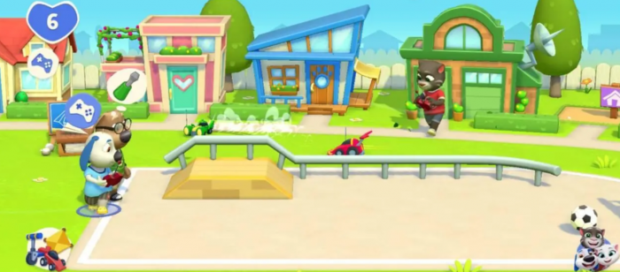 汤姆猫总动员2遥控车比赛玩法详解4