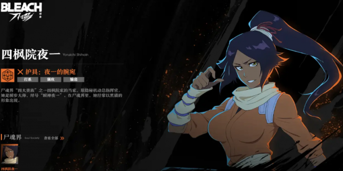 境界刀鸣四枫院夜一刻印搭配指南1