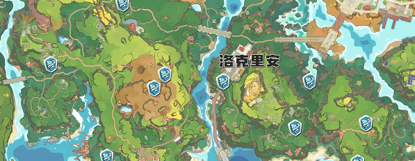洛克王国世界地图展示2