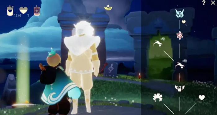 光遇无翼如何在地图中进行定点传送1