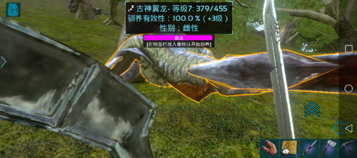 方舟生存进化古神翼龙怎么抓1