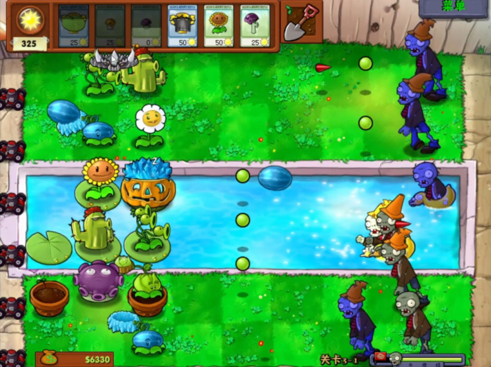 植物大战僵尸95版第三关怎么过2