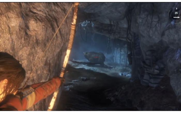 古墓丽影崛起里面的熊怎么过1