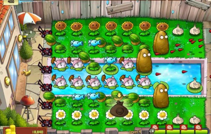 植物大战僵尸冒险模式怎么选关卡2