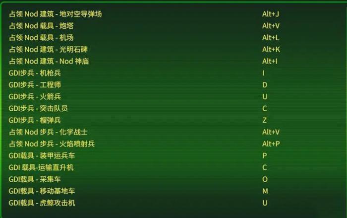 命令与征服通关秘籍有哪些1