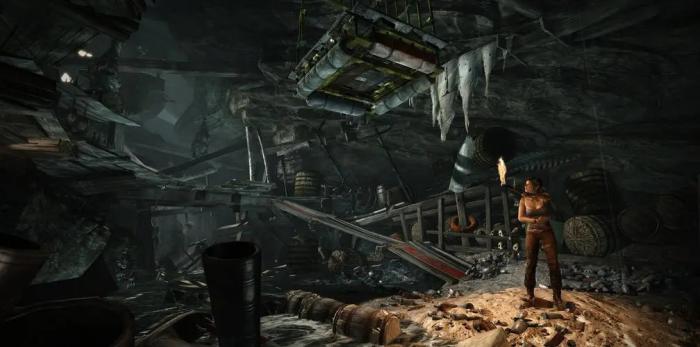 古墓丽影怎么爬出山洞2