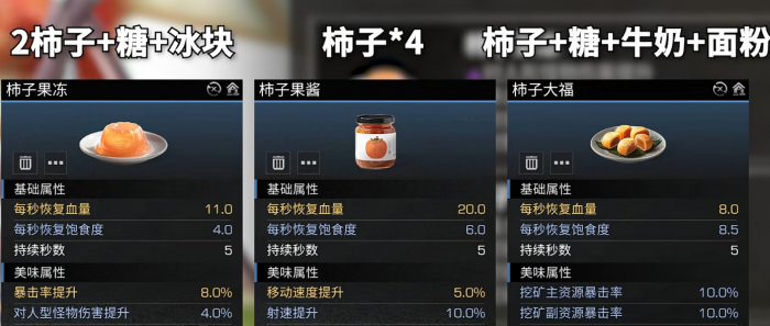 明日之后番茄和柿子能做什么菜1