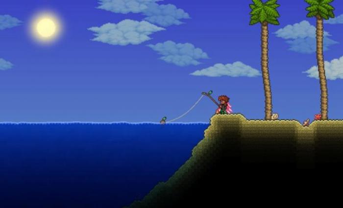 泰拉瑞亚钓鱼怎么操作1