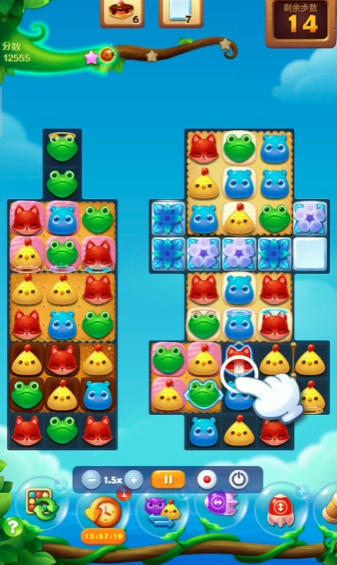 开心消消乐怎么过隐藏关461关2