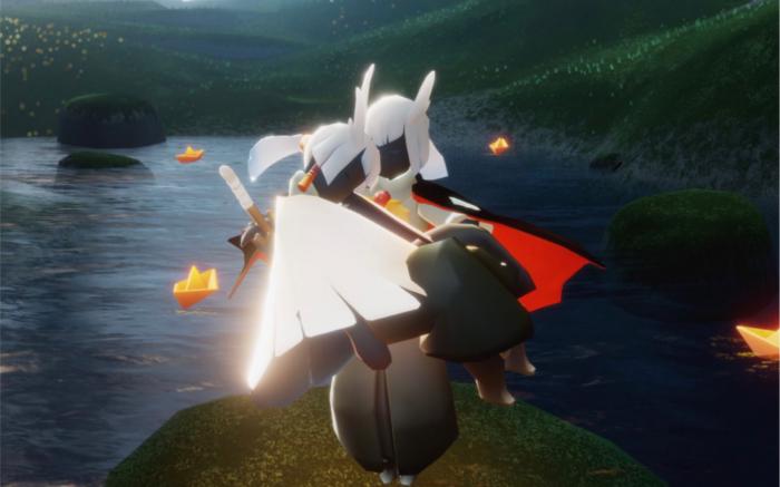 光遇背后拥抱动作怎么做2