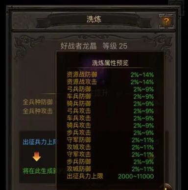 列王的纷争如何做属性_列王的纷争角色 列王的纷争如何做属性_列王的纷争角色