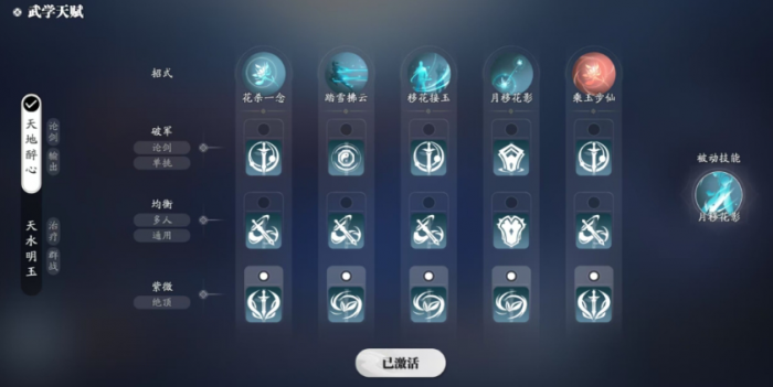 天涯明月刀手游移花话本怎么配装_天涯明月刀移花搭配