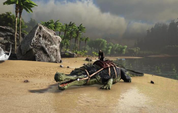 方舟生存进化帝鳄怎么驯服1