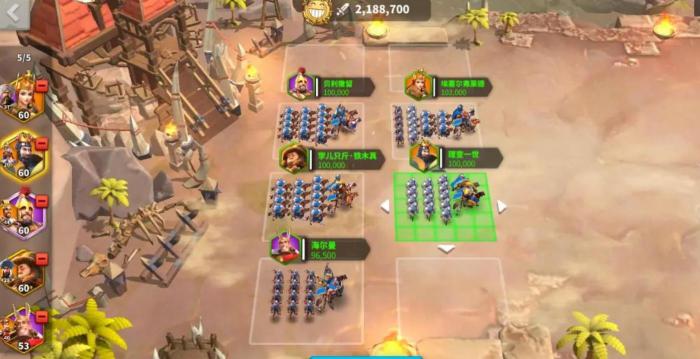 万国觉醒日落峡谷阵容怎么搭配1