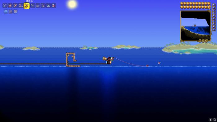 泰拉瑞亚各种钓竿怎么制作1