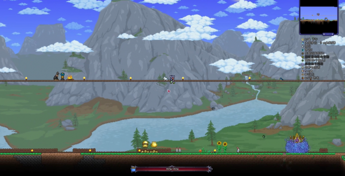 泰拉瑞亚怎么打史莱姆王1