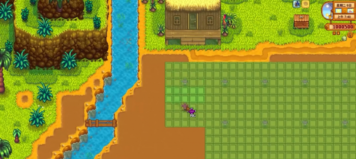 星露谷物语姜岛洒水器怎么摆1