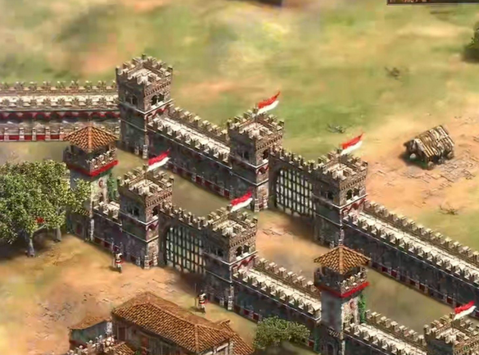 帝国时代2怎么拆除城墙1