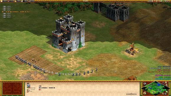 帝国时代2城堡怎么打1
