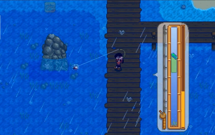 星露谷物语斜着钓鱼怎么钓3