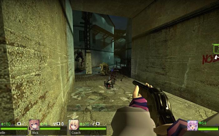 求生之路2怎么展示武器2