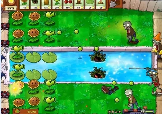 植物大战僵尸水池怎么过的3