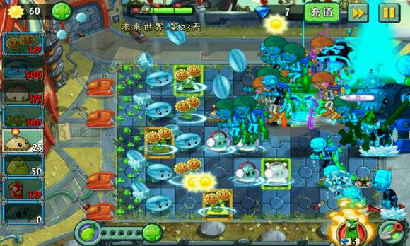 植物大战僵尸中植物僵尸2怎么过1