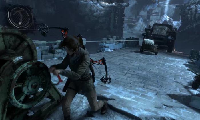 古墓丽影崛起吊桥怎么过1