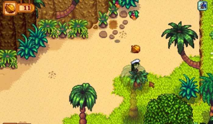 星露谷物语姜岛乌龟怎么挪开1