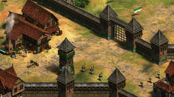 帝国时代2木墙怎么升级2