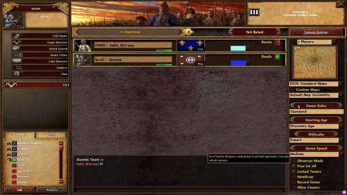 帝国时代2野蛮人ai怎么开启1