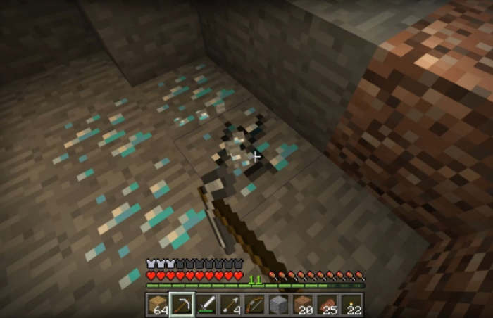 我的世界怎么挖矿1