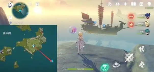 原神孤舰履孤云任务怎么完成1