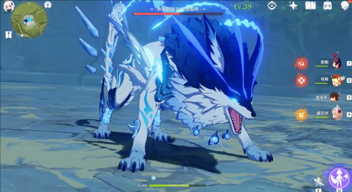 原神怎么无伤打北风狼2