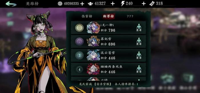 影之刃3罪体榜单怎么得前十_影之刃3罪体一天最多打几次