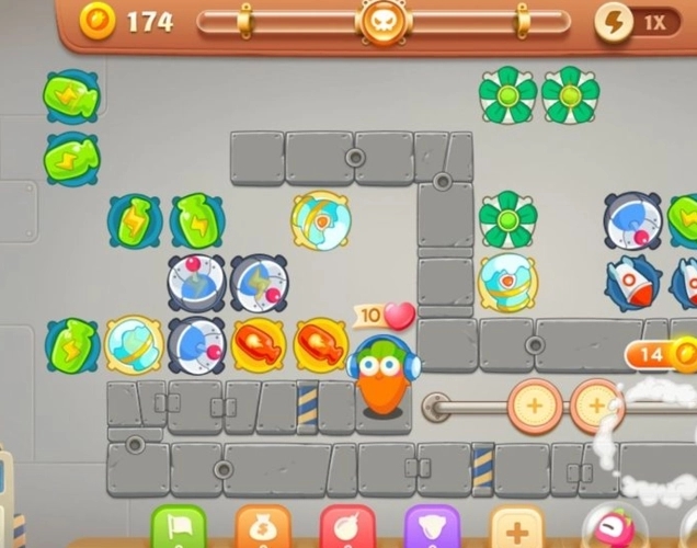 保卫萝卜2第39关如何通关3