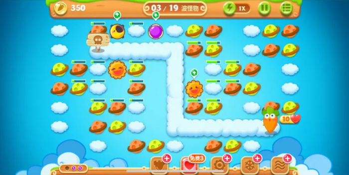 保卫萝卜249关怎么过2