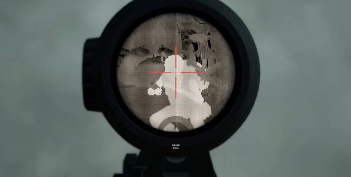 绝地求生里面的枪怎么有红外线1