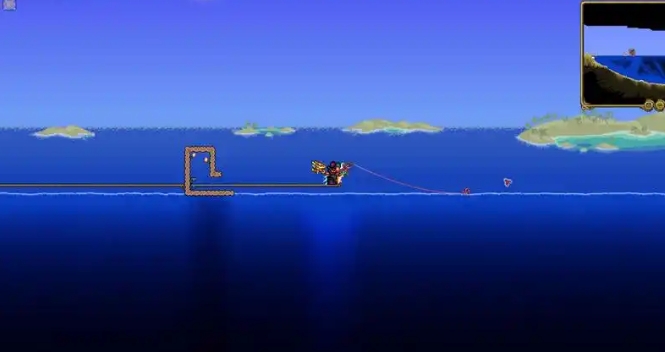 泰拉瑞亚玻璃钢钓竿怎么合成1