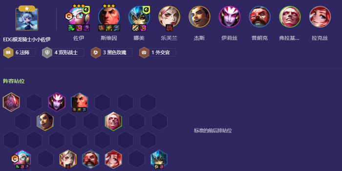 金铲铲之战法师双形佐伊怎么玩1