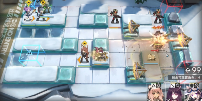 明日方舟冰霜与战火怎么打3