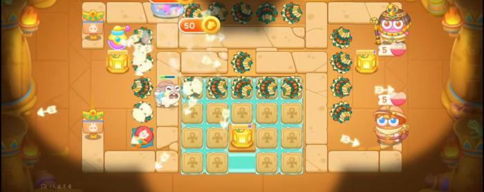 保卫萝卜4法老归来第69关怎么打1