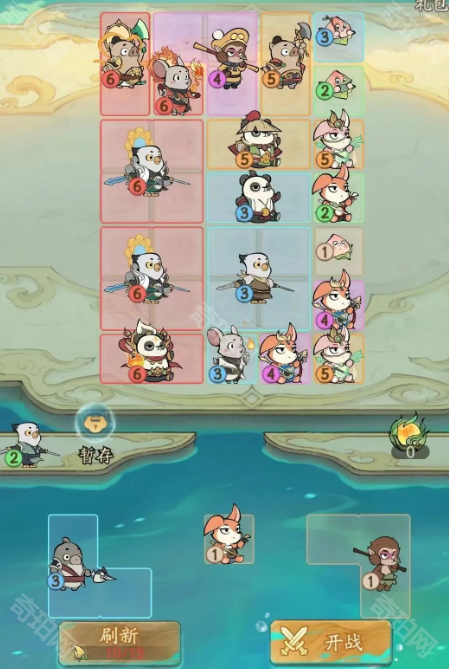 《寻道大千》小妖卫道50关熊猫击退流攻略3